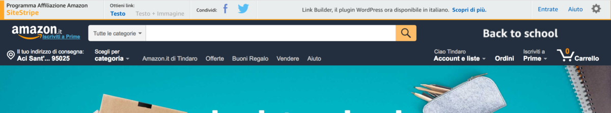 affiliazione Amazon