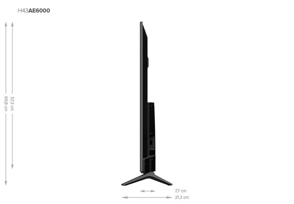 TV 4K HISENSE 43 POLLICI