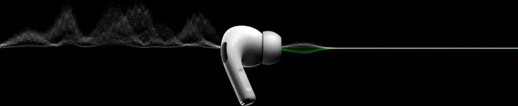 AirPods pro cancellazione rumore attiva funzione trasparenza