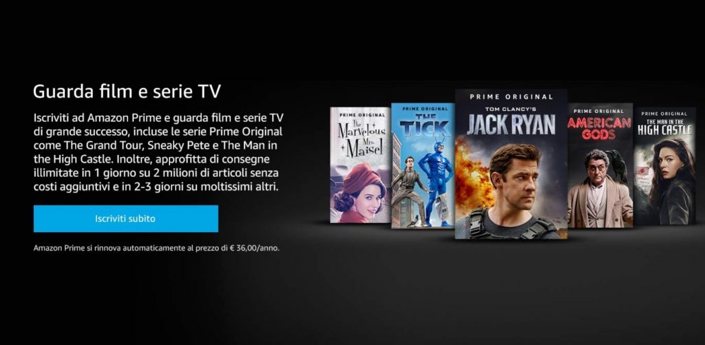 Come funziona Amazon Prime Video