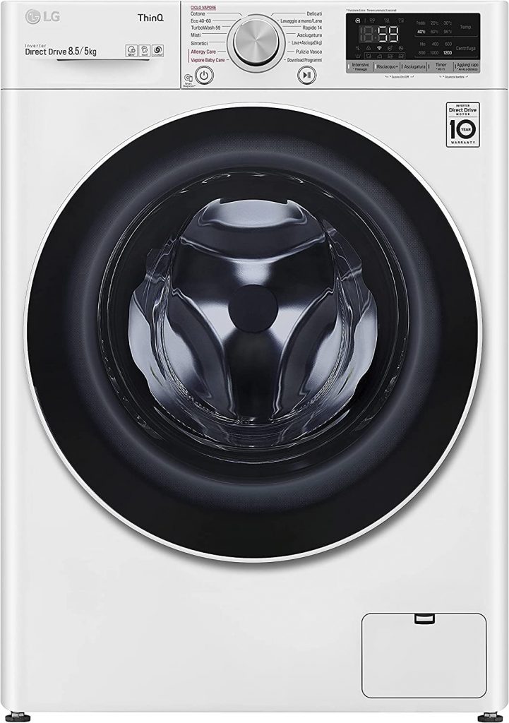 LG F2DV5S8H0E - miglior lavatrice slim