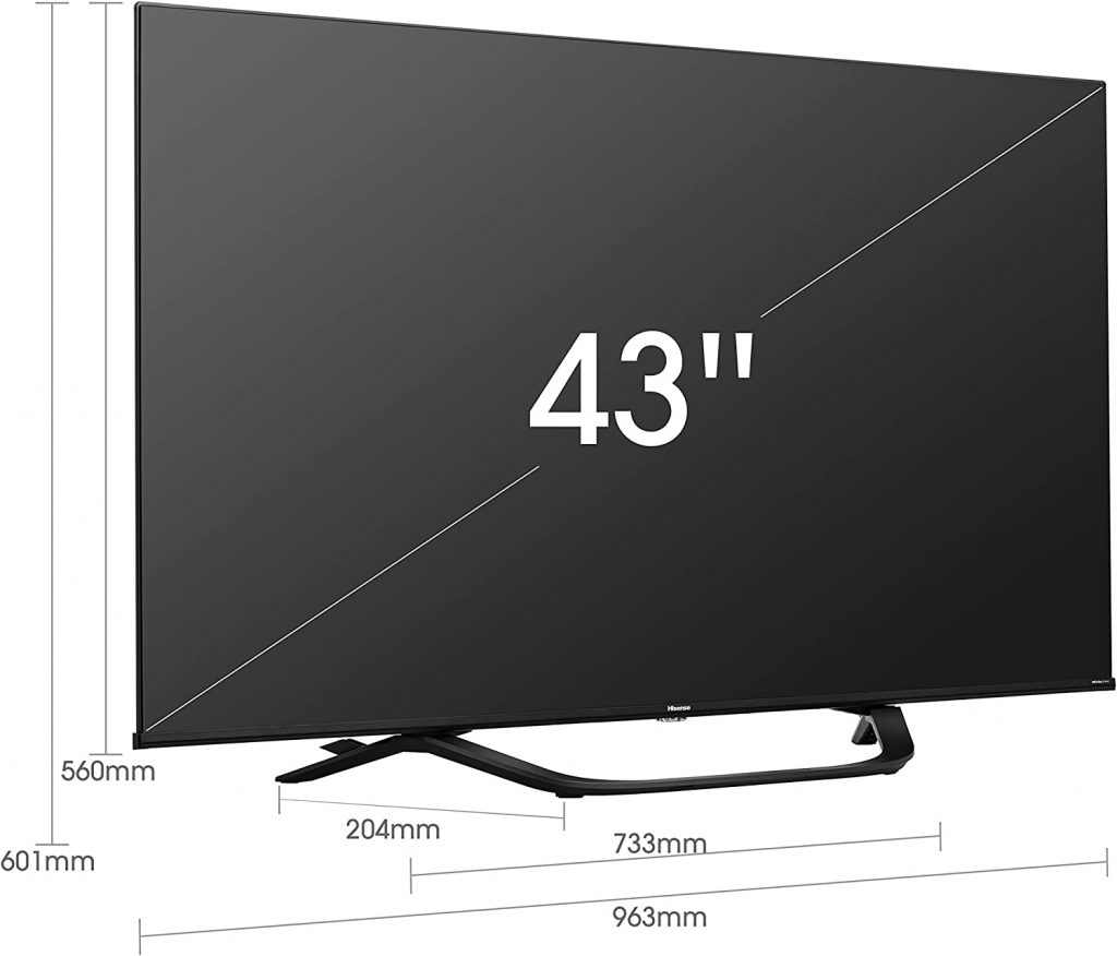 tv 4k hisense 43 pollici