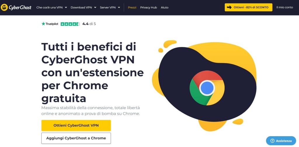 cyberghost vpn chrome